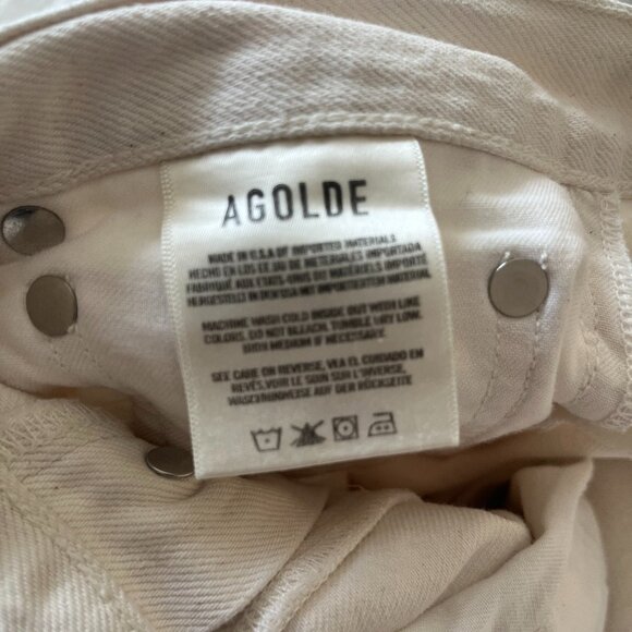 AGOLDE Ren Ivory Jean - 27 - Picture 6 of 7